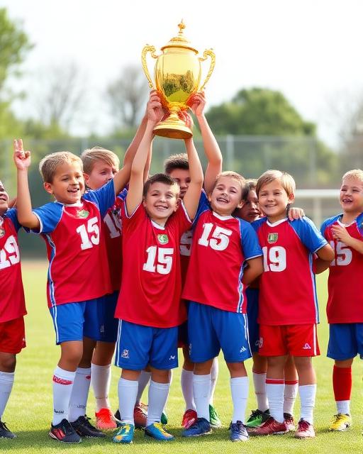Youth tournament champions
